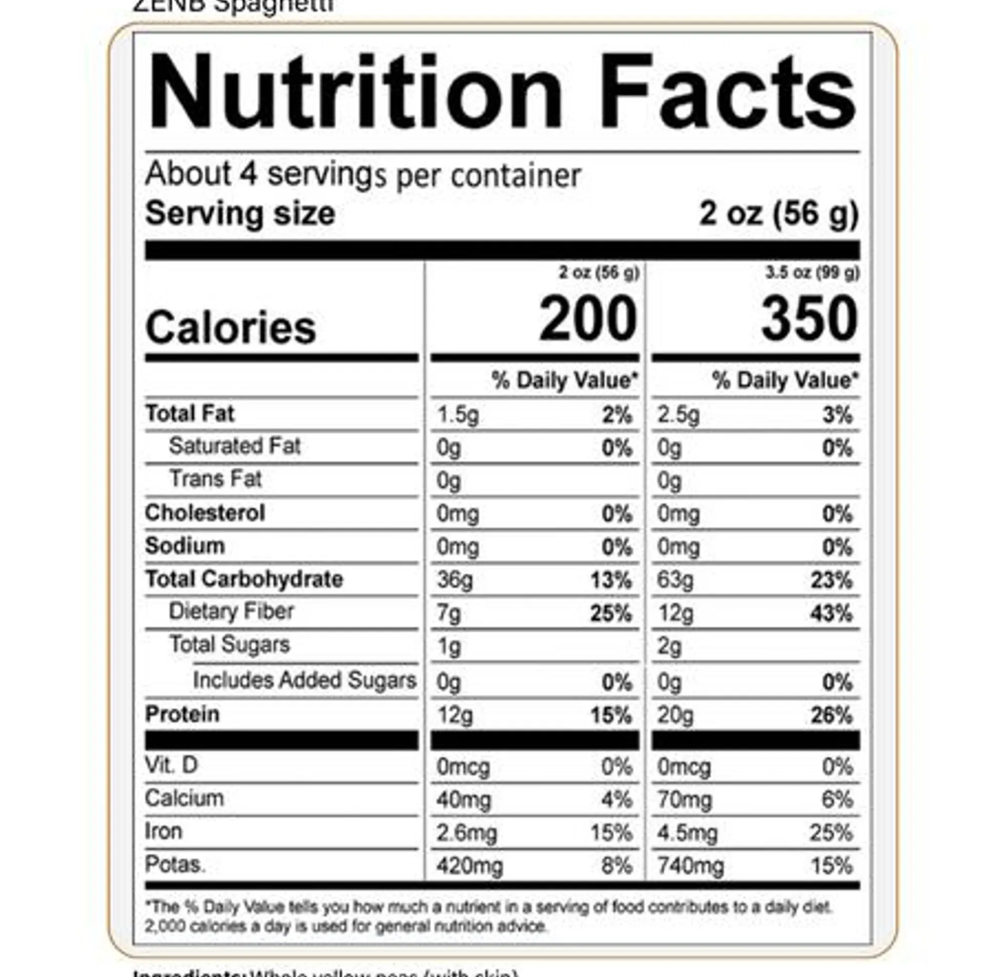 ZENB Gluten-Free Spaghetti Sale